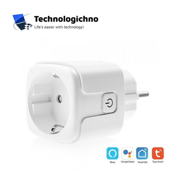 Контакт Tuya Smart Life 16A 220V WiFi Metering Контакт Tuya Smart Life 16A 220V WiFi Metering